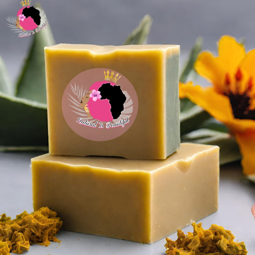 Organic Turmeric Seamoss Aloe Soap